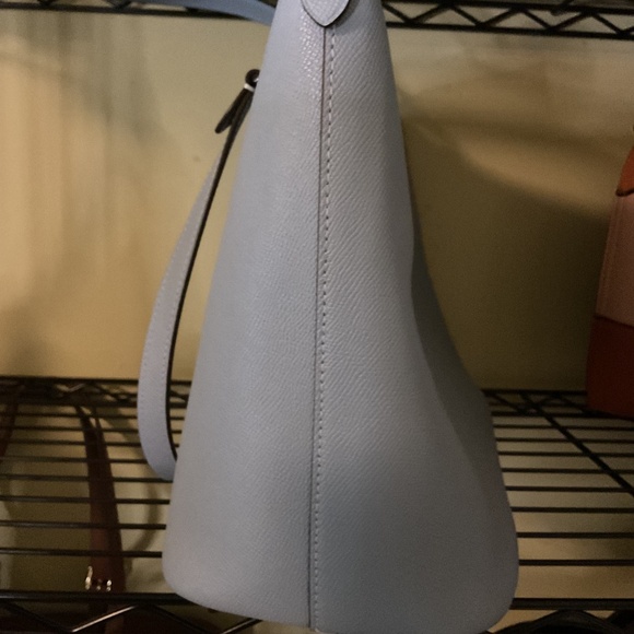 Coach Gallery Leather Tote Bag in Waterfall Blue - Picture 3 of 8